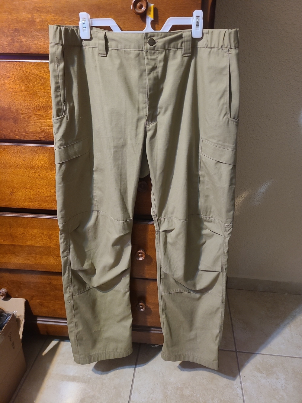 Vertx Phantom LT Pants Mens 36x32 Beige Cargo Tactical Lightweight Ripstop